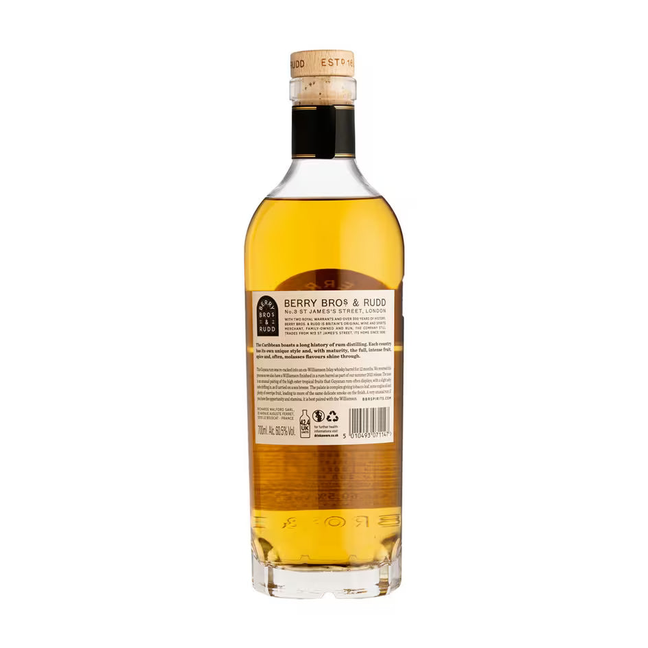 2010 Berry Bros. & Rudd Guyana Rum, Cask Ref. 06003 (60.5%) - EB London