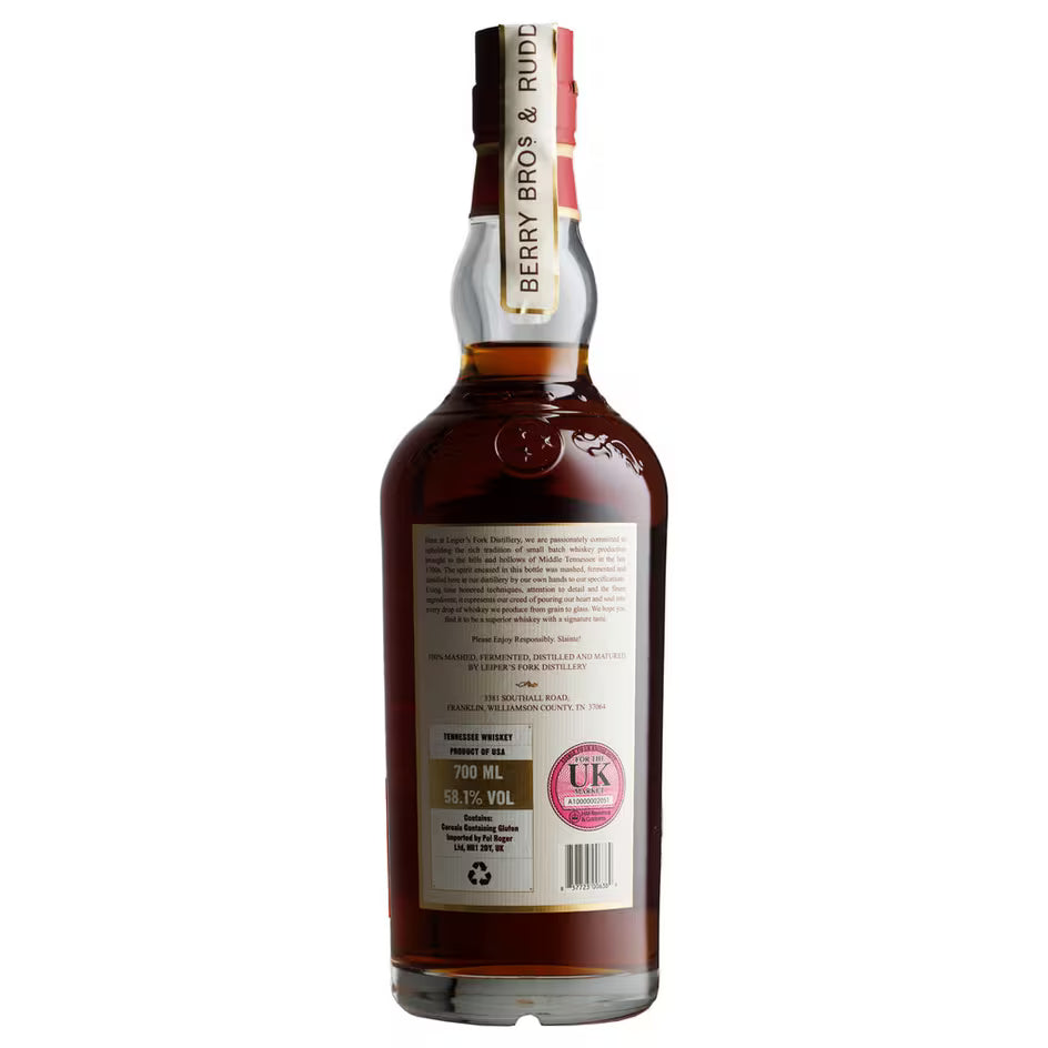 2016 Leiper’s Fork Single Cask #73, Tennessee Whiskey BB&R Exclusive (58.1%) - EB London