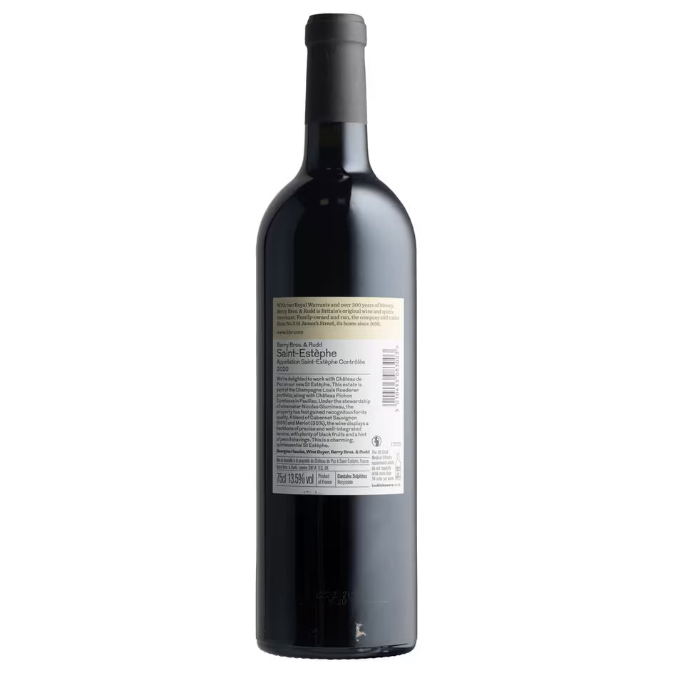 2020 Berry Bros. & Rudd St Estèphe by Château de Pez, Bordeaux – EB London