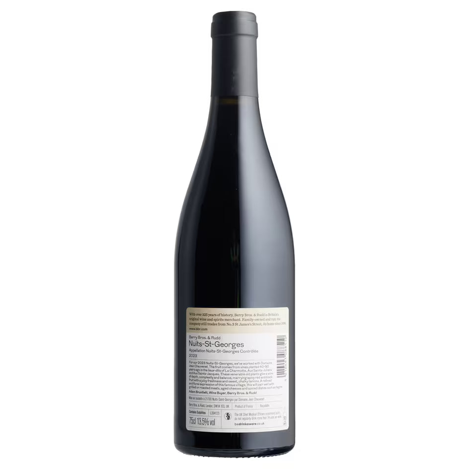 2023 Berry Bros. & Rudd Nuits-St Georges by Domaine Jean Chauvenet, Burgundy - EB London