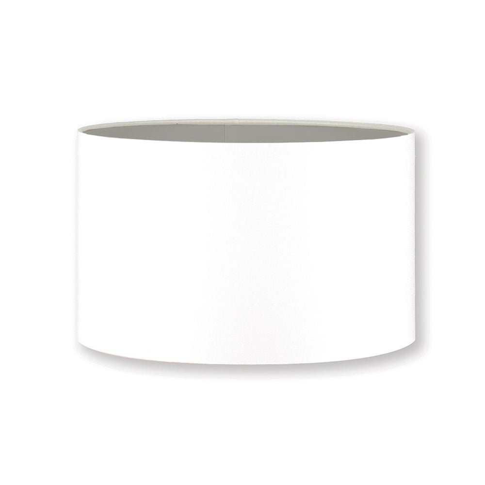 William Yeoward 40cm Drum Lampshade in Linen with Metallic Liner luxury table lamp - EB London product image 1
