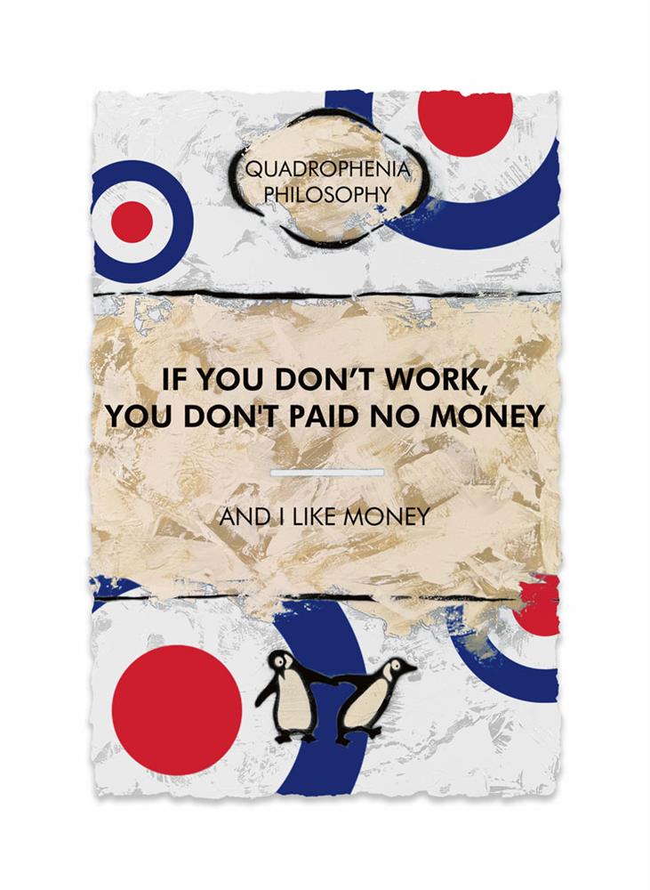 Hue Folk - And I Like Money - Cloud Paper Exclusive - Original British Art - EB London