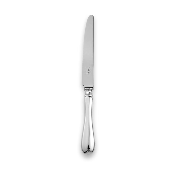 EB London Baguette table knife by Carrs Silver, polished silver finish, 245mm length