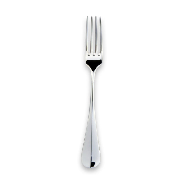 EB London by Carrs Silver Baguette dessert fork, hallmarked sterling silver, polished finish, 166mm
