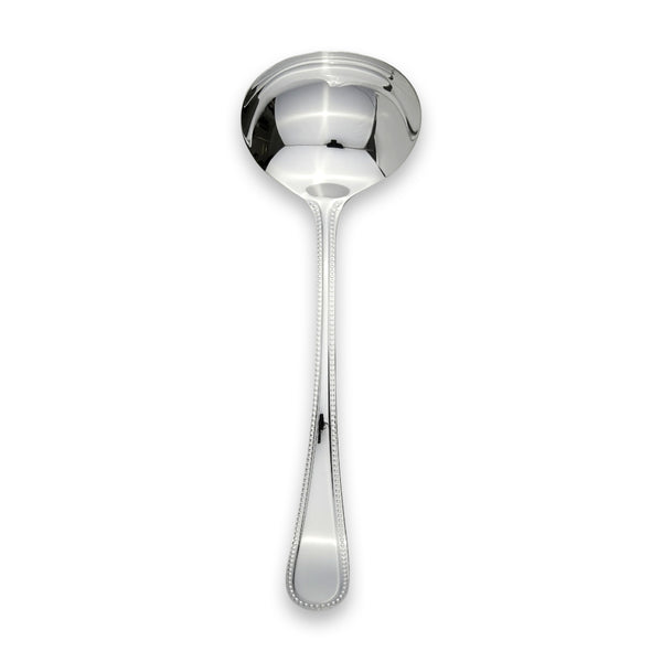 Carrs Silver Bead collection sterling silver sauce ladle, hallmarked, 195mm