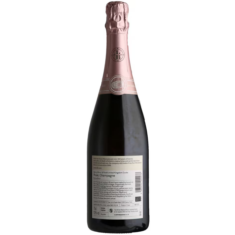 Berry Bros. & Rudd Rosé by Champagne Leclerc Briant, Extra Brut - EB London