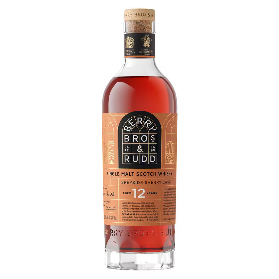 Berry Bros. & Rudd Speyside Sherry Cask 12-Year-Old Single Malt (45.3%) - EB London