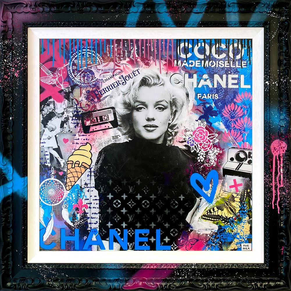 Hue Folk - Blonde Bombshell - Original British Art - EB London