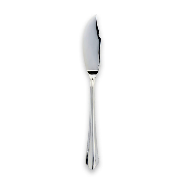 Carrs Silver sterling silver Chiltern fish blade with tapered handle, hallmarked, 210mm