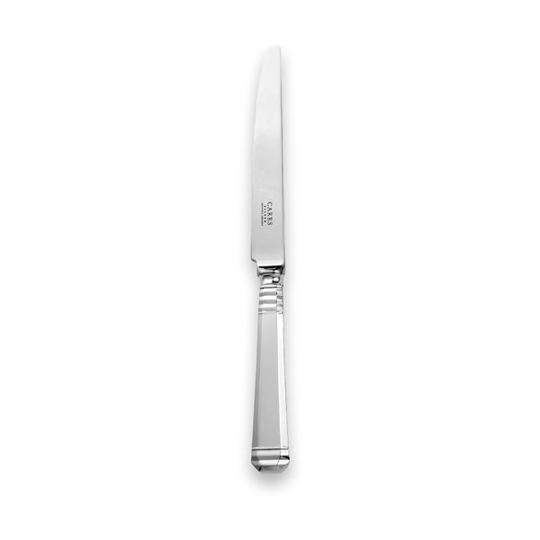 Carrs Silver sterling silver Décor table knife with engraved handle, hallmarked, 248 mm