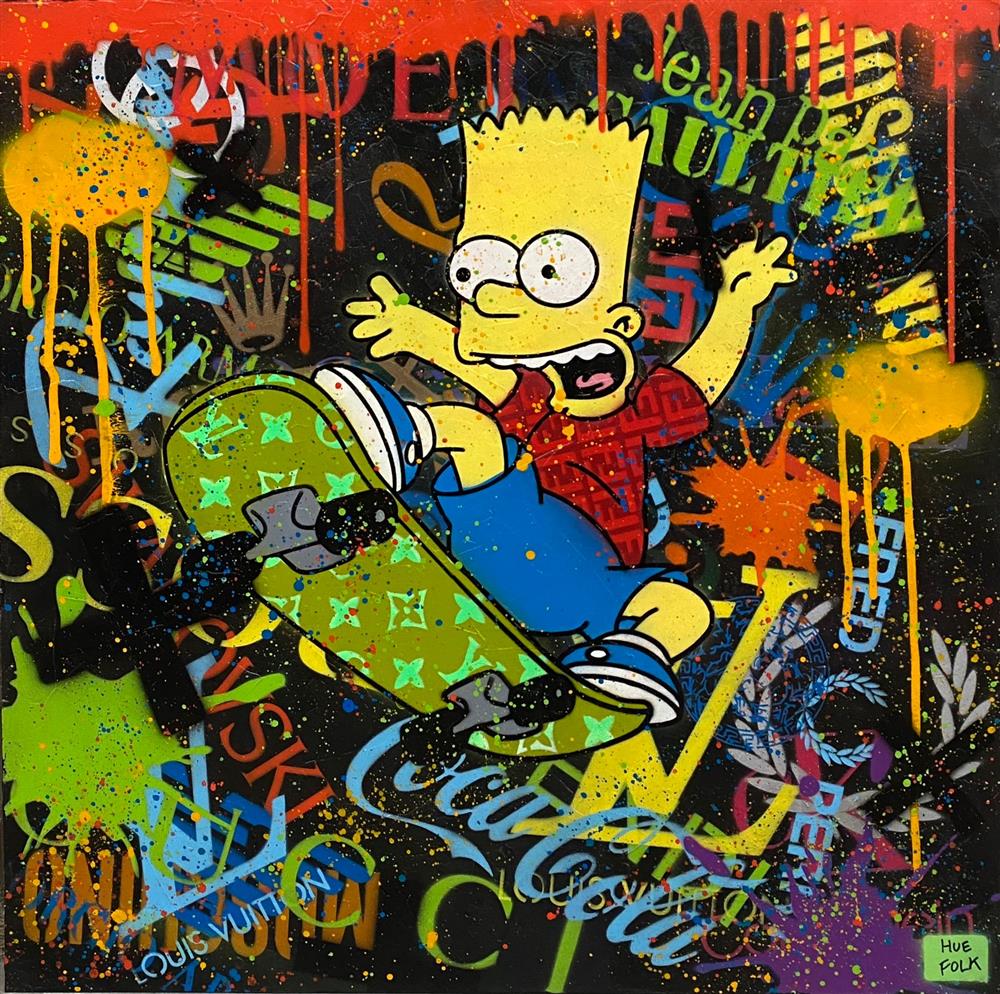 Hue Folk - Don't Have A Cow - Original British Art - EB London