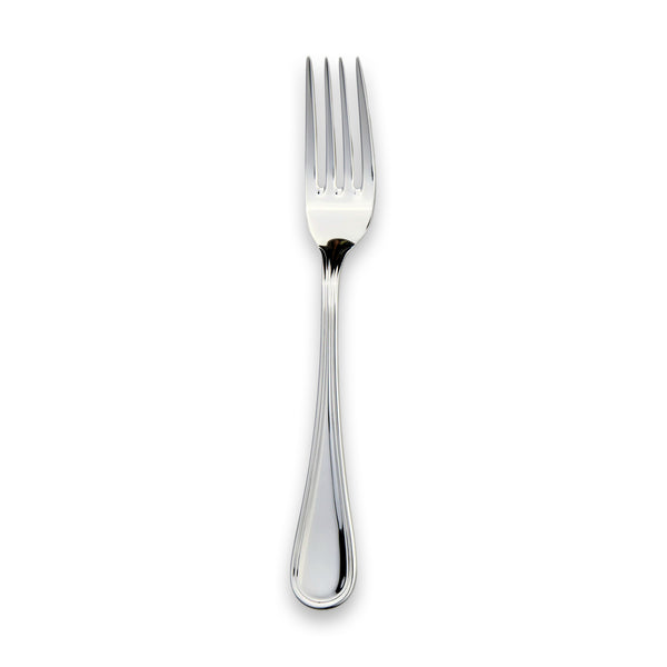 EB London English Thread sterling silver table fork, hallmarked, 206mm, polished finish
