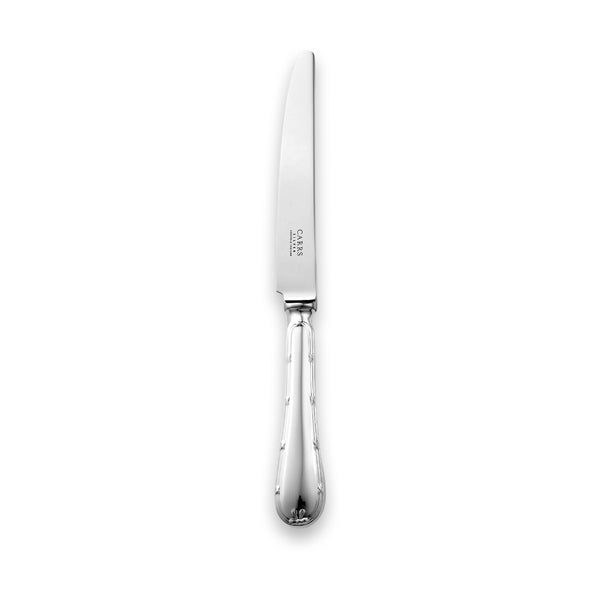 EB London English Reed & Ribbon table knife by Carrs Silver, hallmarked sterling silver, 245mm