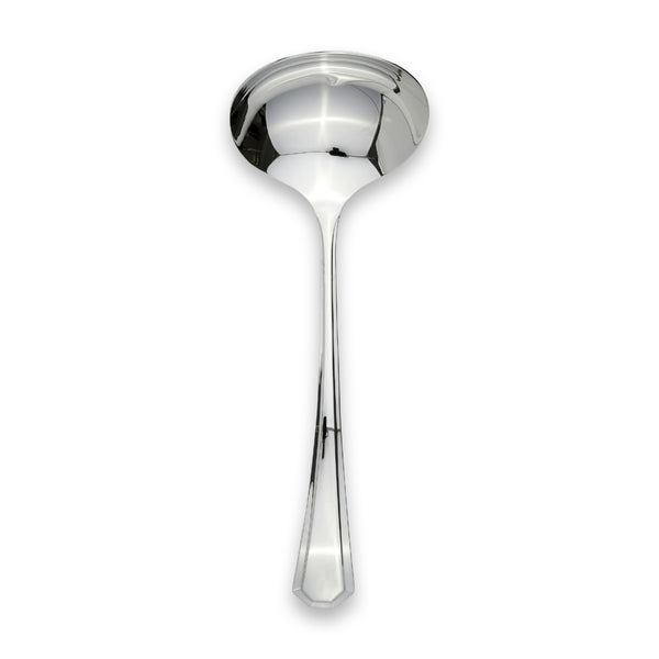 Carrs Silver sterling silver Grecian sauce ladle, hallmarked, 195 mm