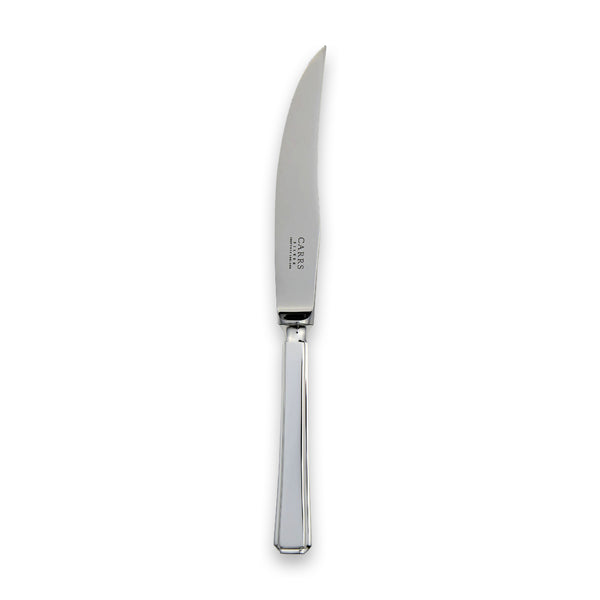 Carrs Silver sterling silver steak knife, Harley collection, hallmarked, 220mm