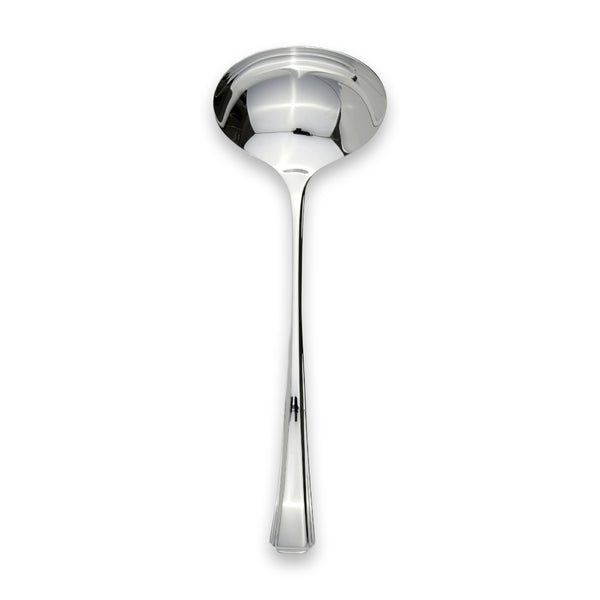 Carrs Silver Harley sterling silver sauce ladle with Art Deco handle, hallmarked, 195 mm
