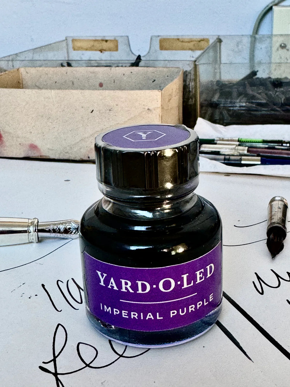 Imperial Purple Fountain Pen Ink 30ml by Yard-O-Led - image 2