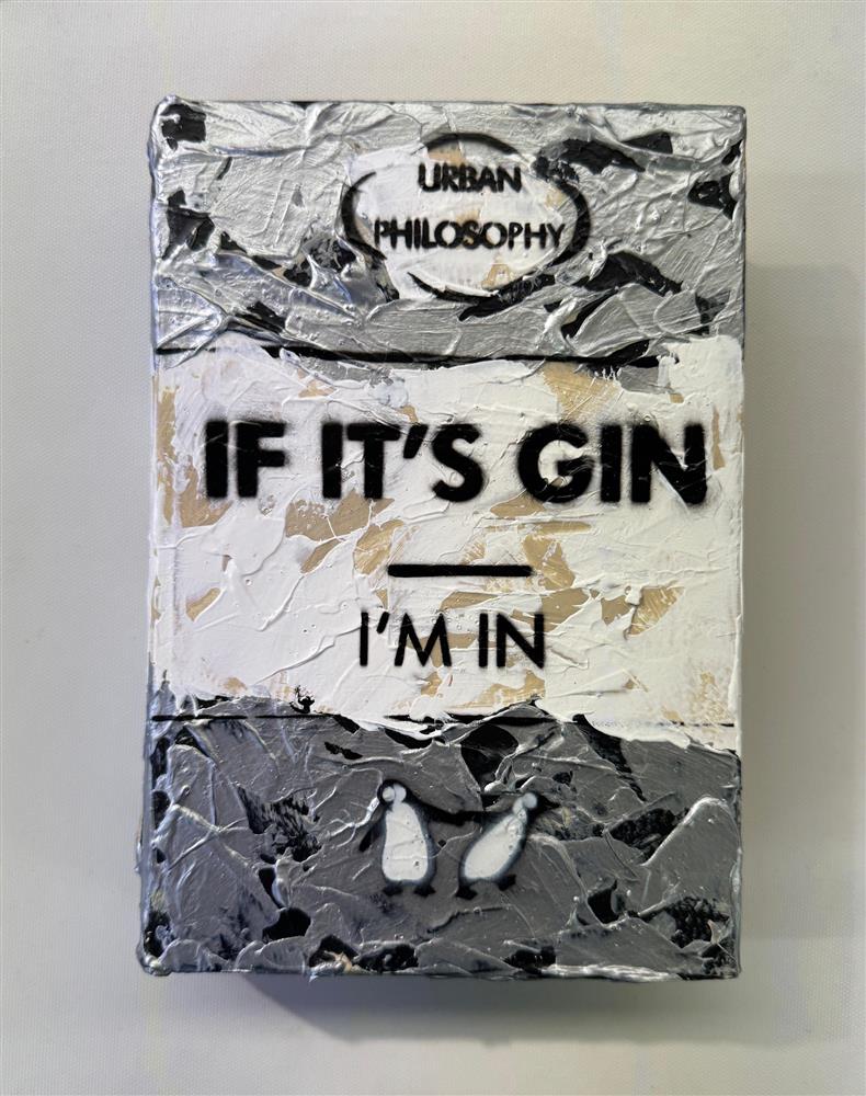 Hue Folk - If It's Gin - Mini Storybook - Original British Art - EB London