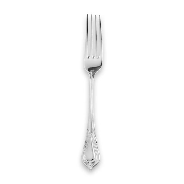 Carrs Silver sterling silver Lily table fork with floral motifs, hallmarked, 208mm