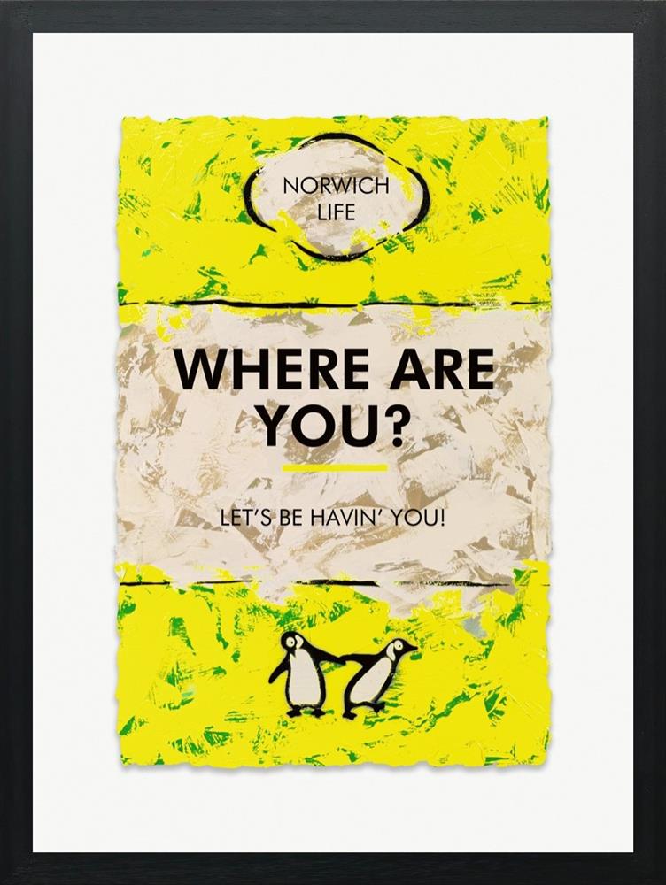 Hue Folk - Let's Be Havin You! - Exclusive - Original British Art - EB London