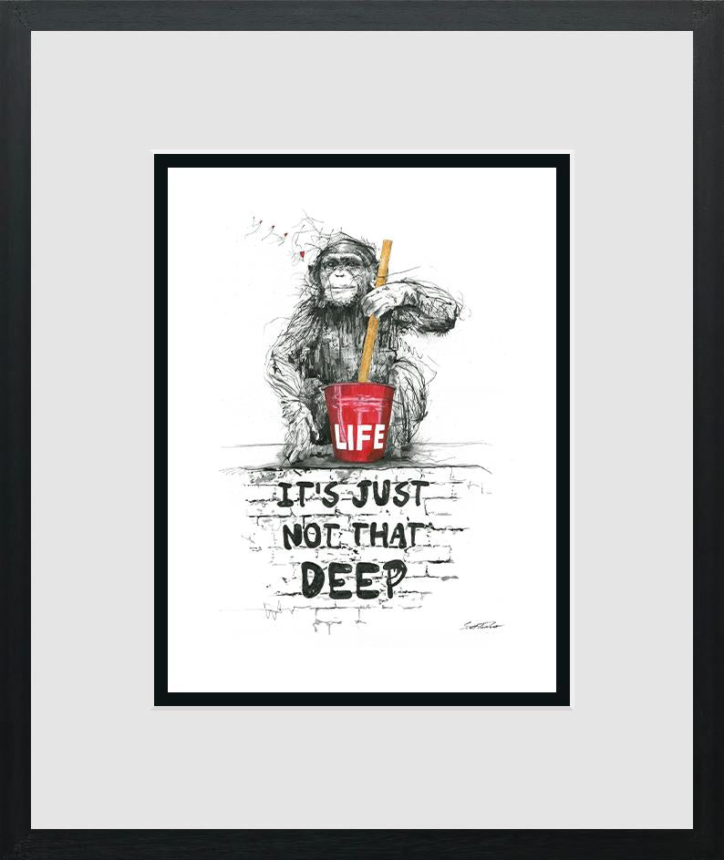 Scott Tetlow - Life, It's Just Not That Deep - Miniature - Limited Edition British Art - EB London