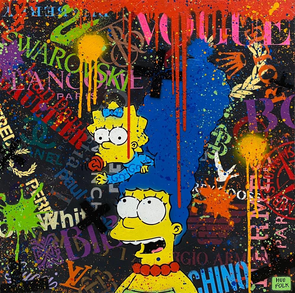 Hue Folk - Maggie and Marge - Original British Art - EB London