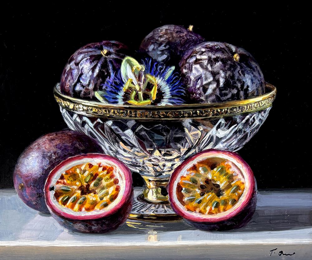Tony Owens - Passion Fruits In Bowl - Original British Art - EB London