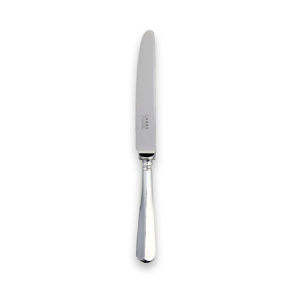 Carrs Silver Rattail dessert knife, sterling silver or silver-plated, hallmarked, 218mm