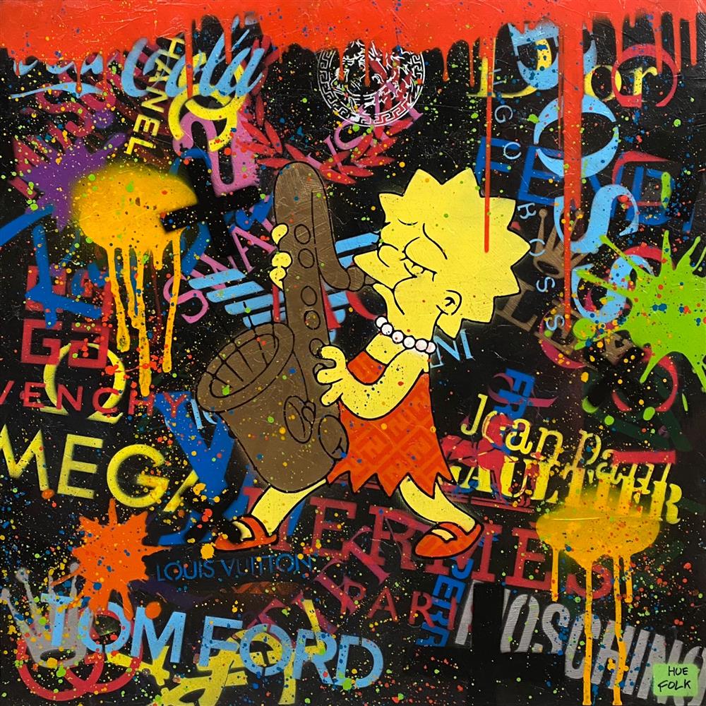 Hue Folk - Rocking The Class - Original British Art - EB London
