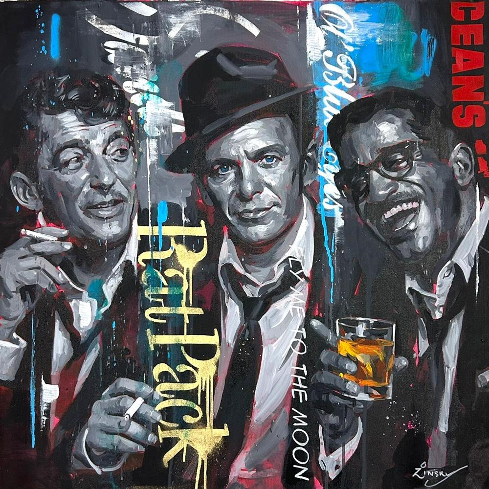 Zinsky - Smoke, Suits, And Swing - Original British Art - EB London