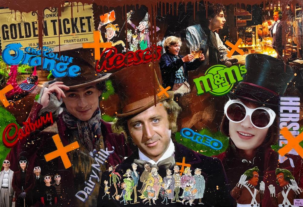 Hue Folk - The Chocolate Factory - Original British Art - EB London
