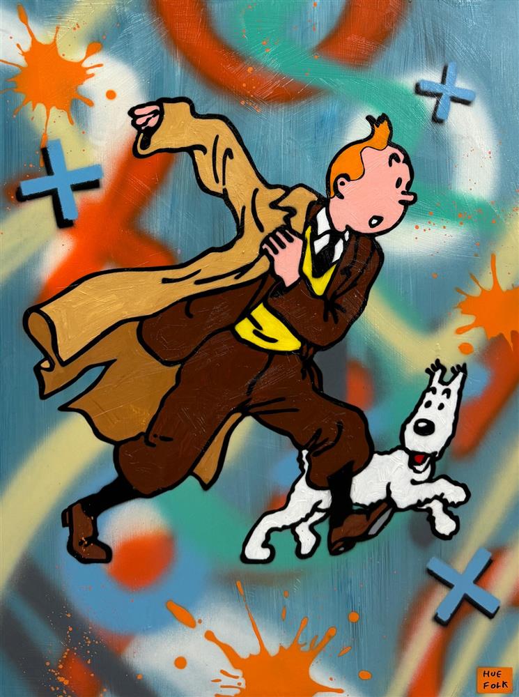 Hue Folk - Tin Tin - Original British Art - EB London