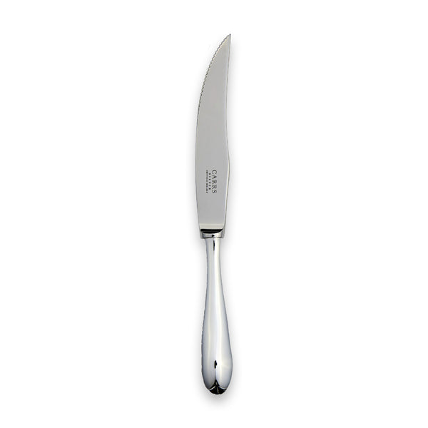 Carrs Silver sterling silver Vision steak knife, hallmarked, 220 mm