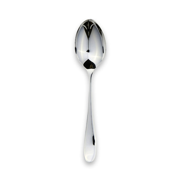Carrs Silver Vision large tea spoon in sterling silver with smooth streamlined handle, hallmarked, 152mm