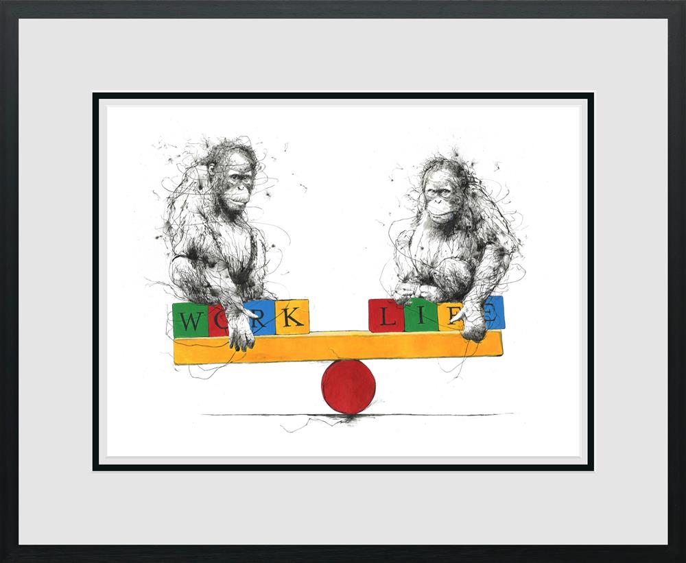 Scott Tetlow - Work Life Balance - Limited Edition British Art - EB London