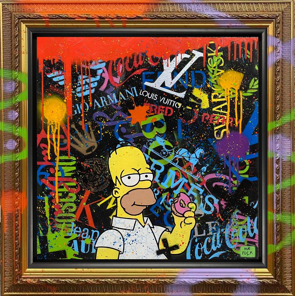 Hue Folk - Working Hard - Original British Art - EB London