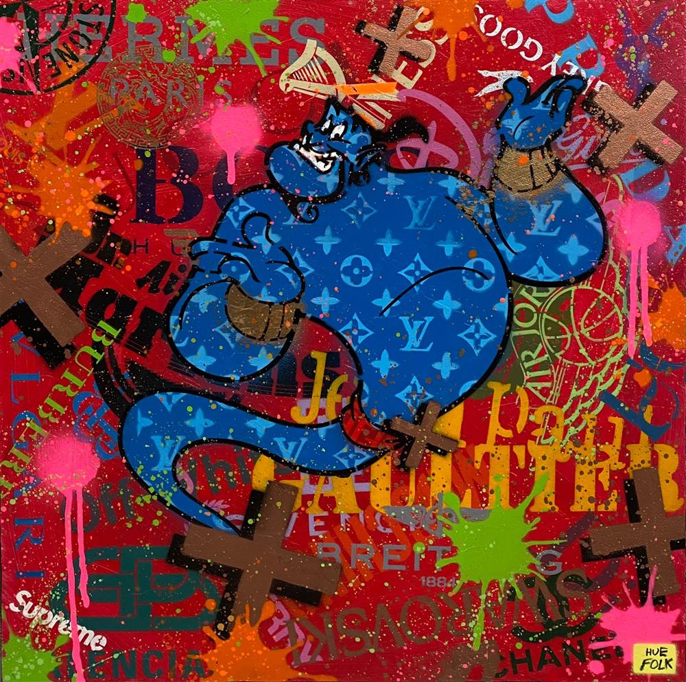 Hue Folk - You Have Three Wishes - Original British Art - EB London