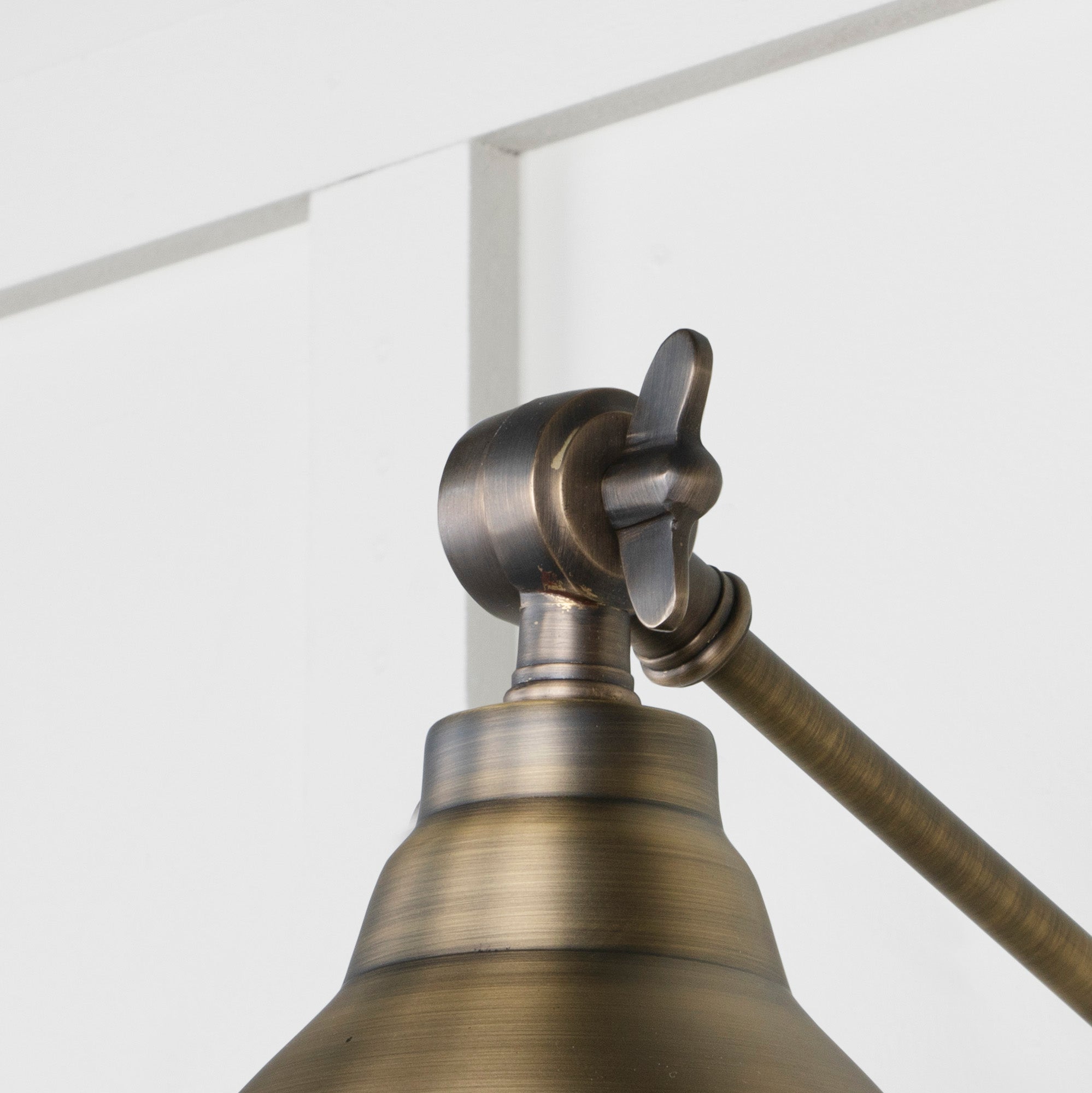 Aged Brass Brindley Wall Light | Aged Brass - From the Anvil - EB London