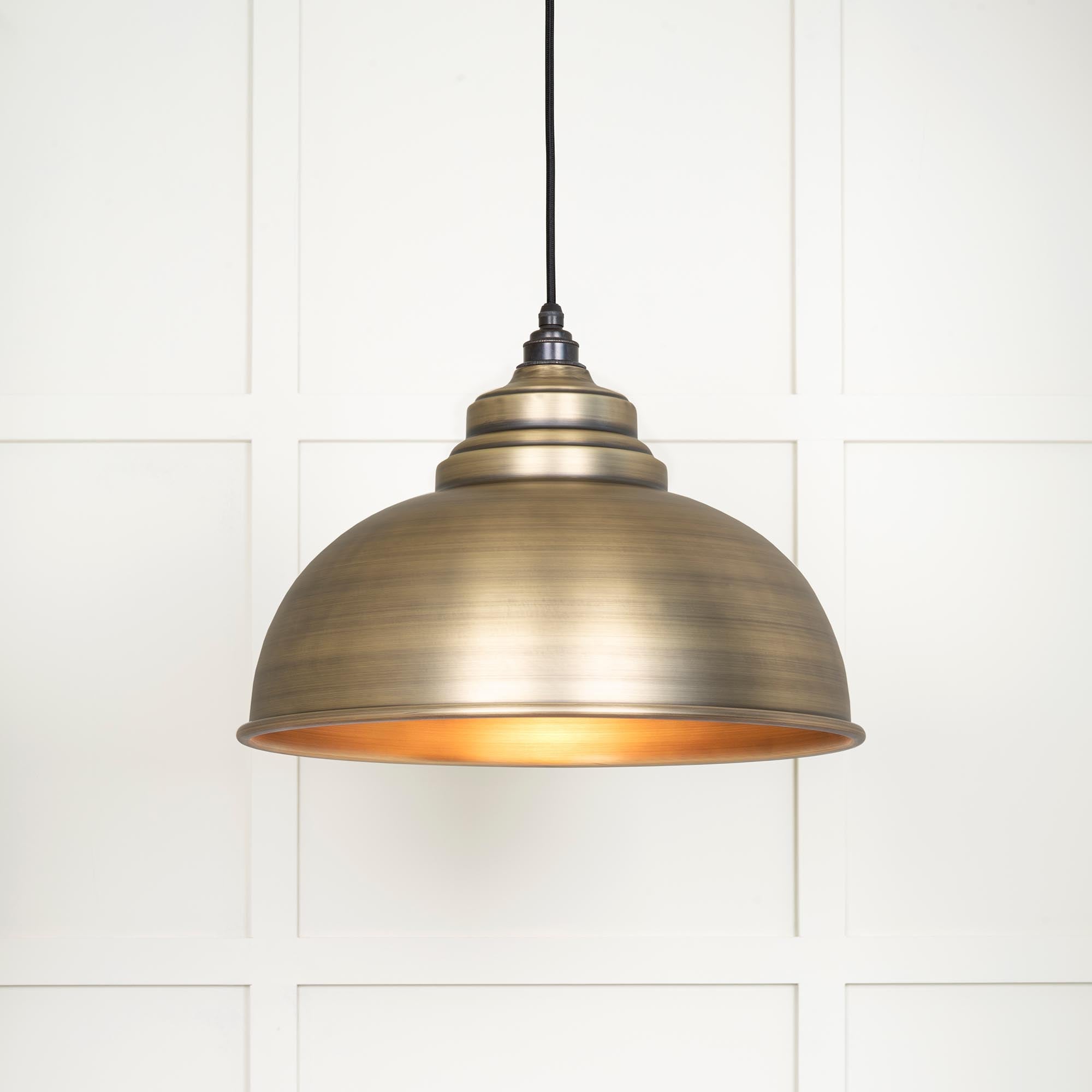 Aged Brass Harborne Pendant | Aged Brass - From The Anvil - EB London