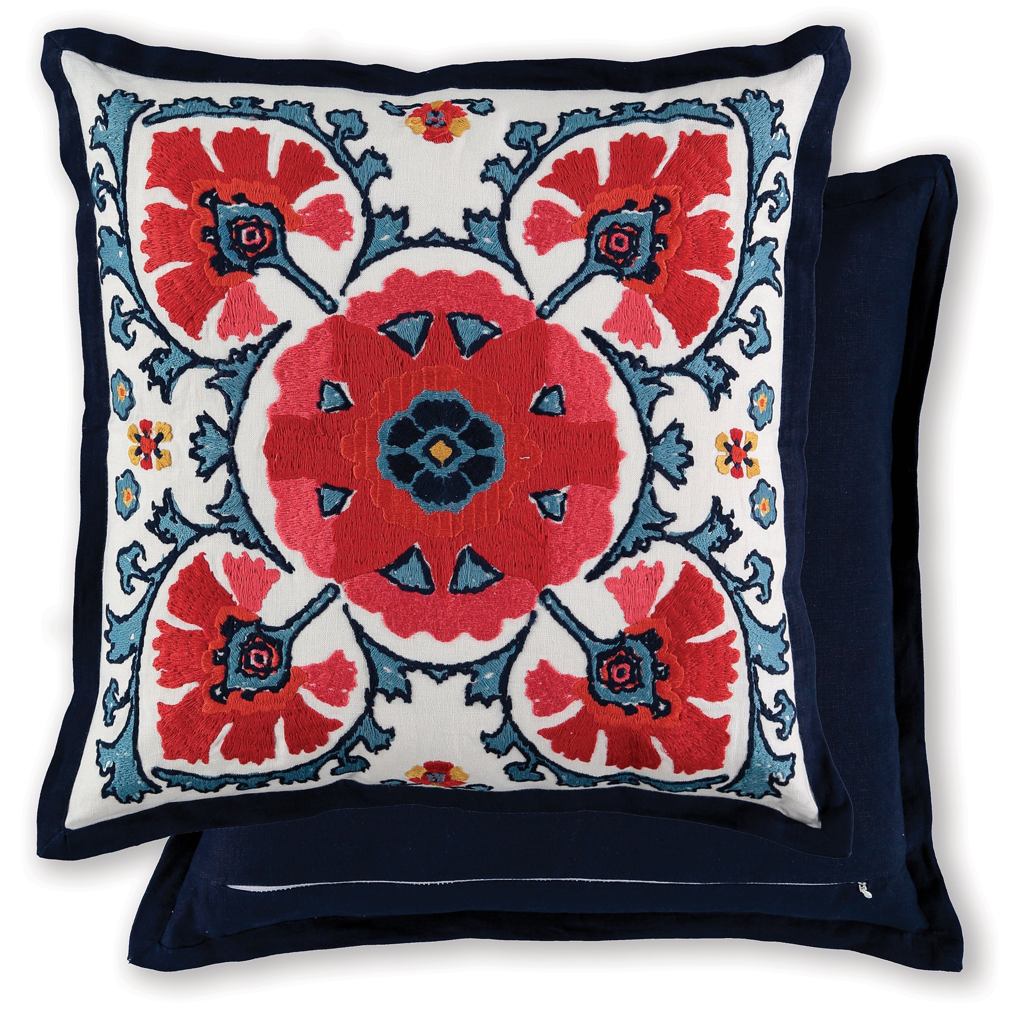 William Yeoward Alexi - Rouge 50x50 Cushion luxury cushion - EB London product image 1