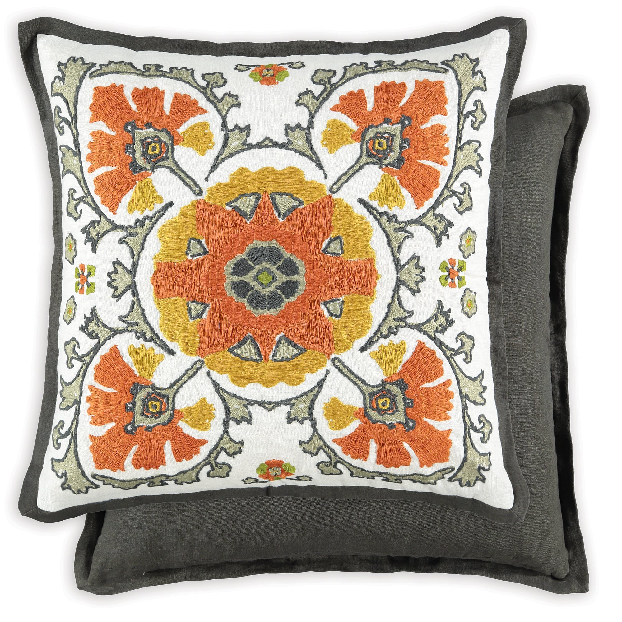 William Yeoward Alexi - Spice 50x50 Cushion luxury cushion - EB London product image 1