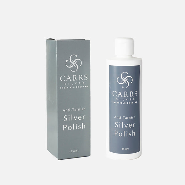 EB London silver polish with anti-tarnish formula, 250ml bottle