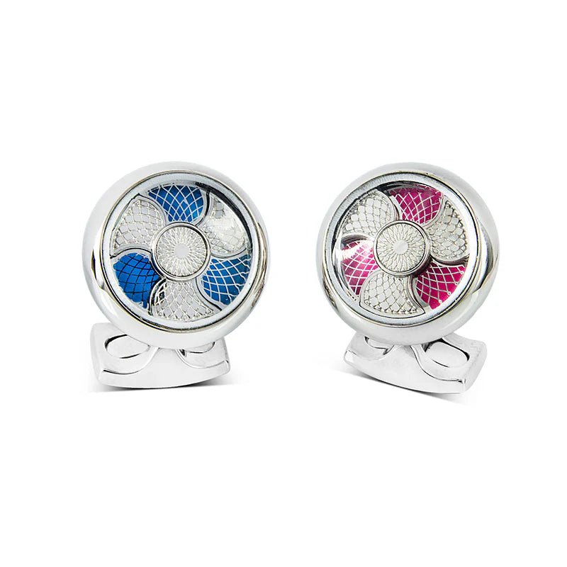 Blue and Pink Colour Change Cufflinks – Deakin & Francis - EB London