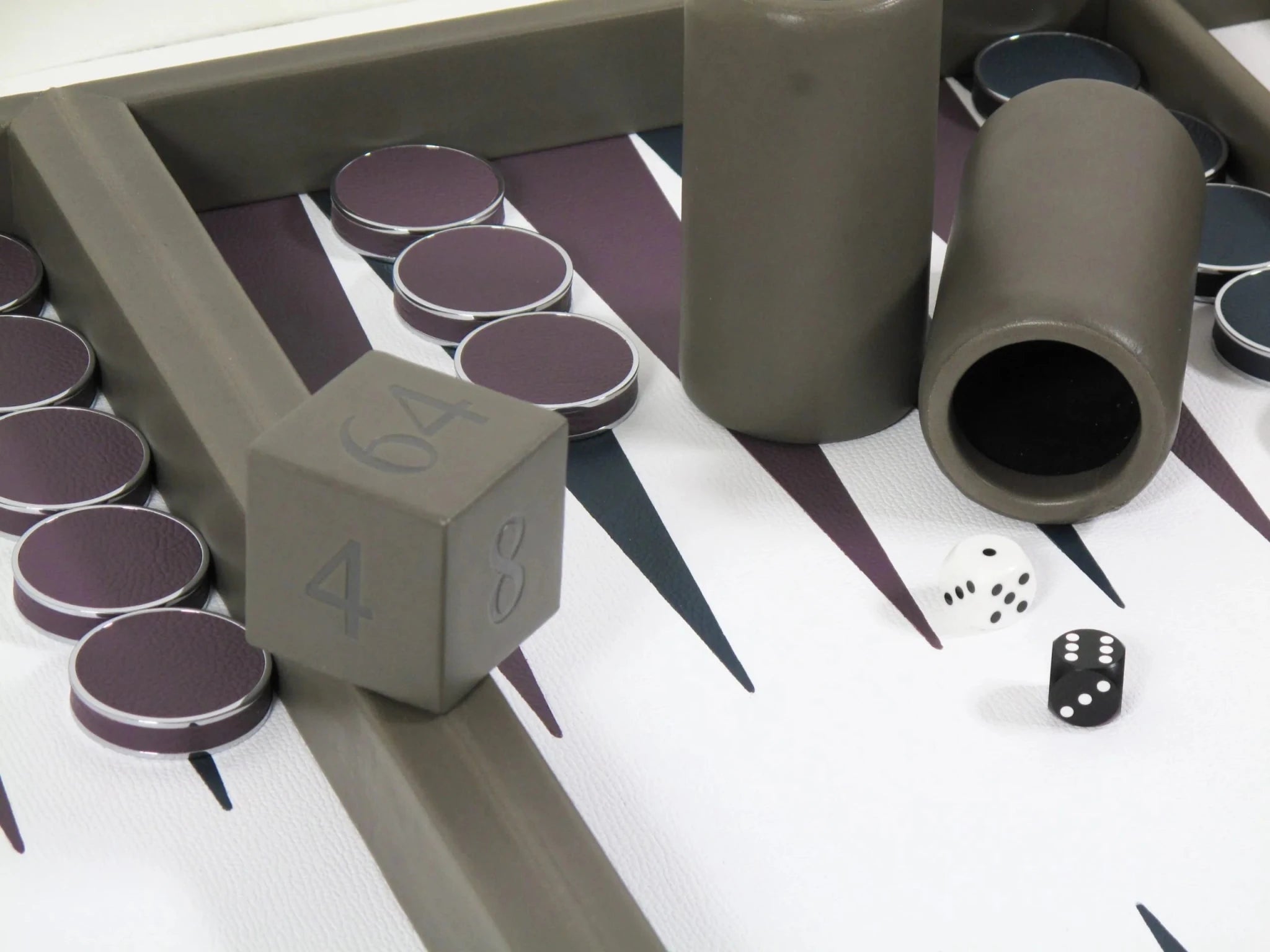 Bridle Hide Backgammon Set - Geoffery Parker - EB London