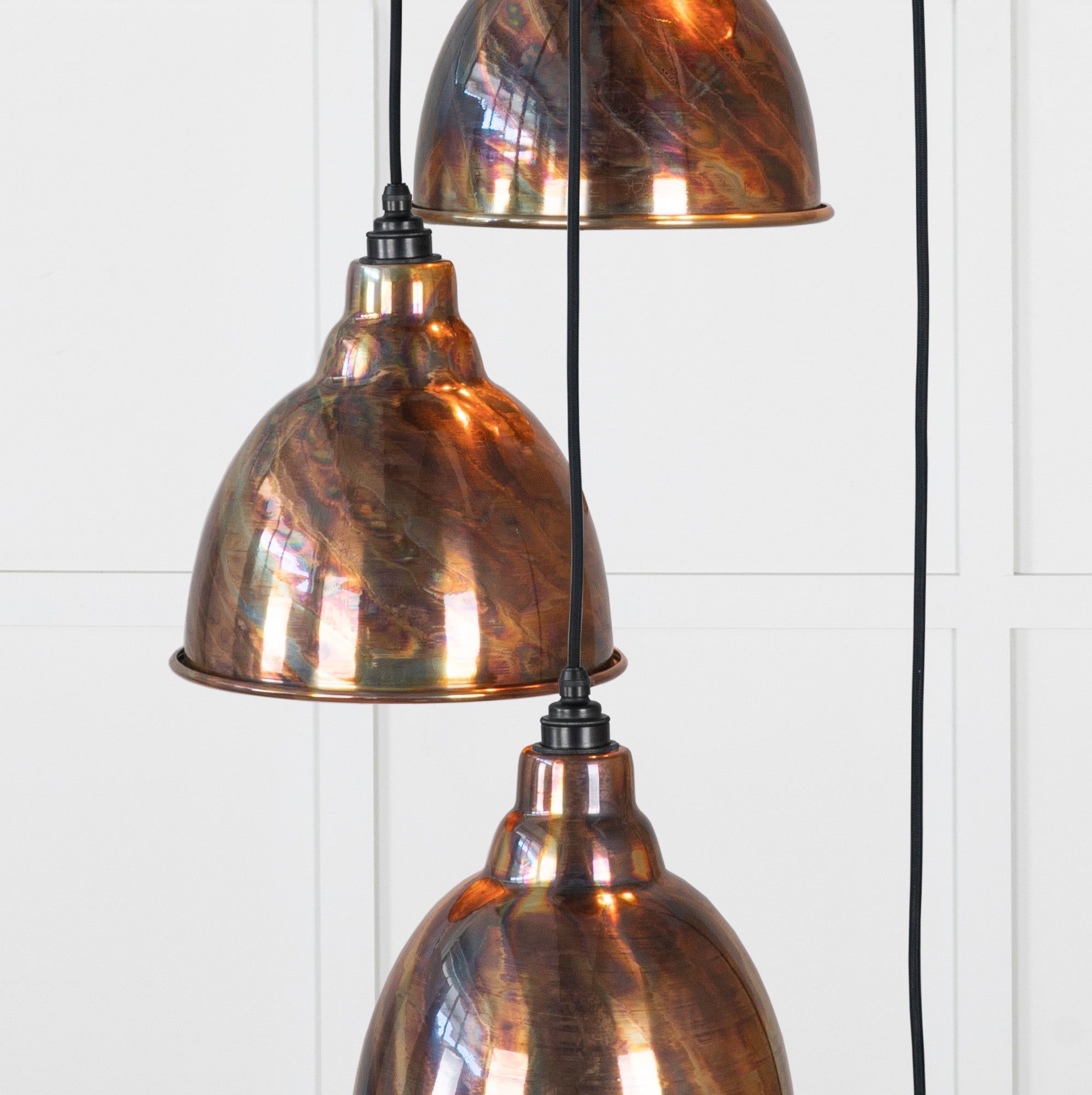 Burnished Brindley Cluster Pendant | Burnished - From the Anvil - EB London