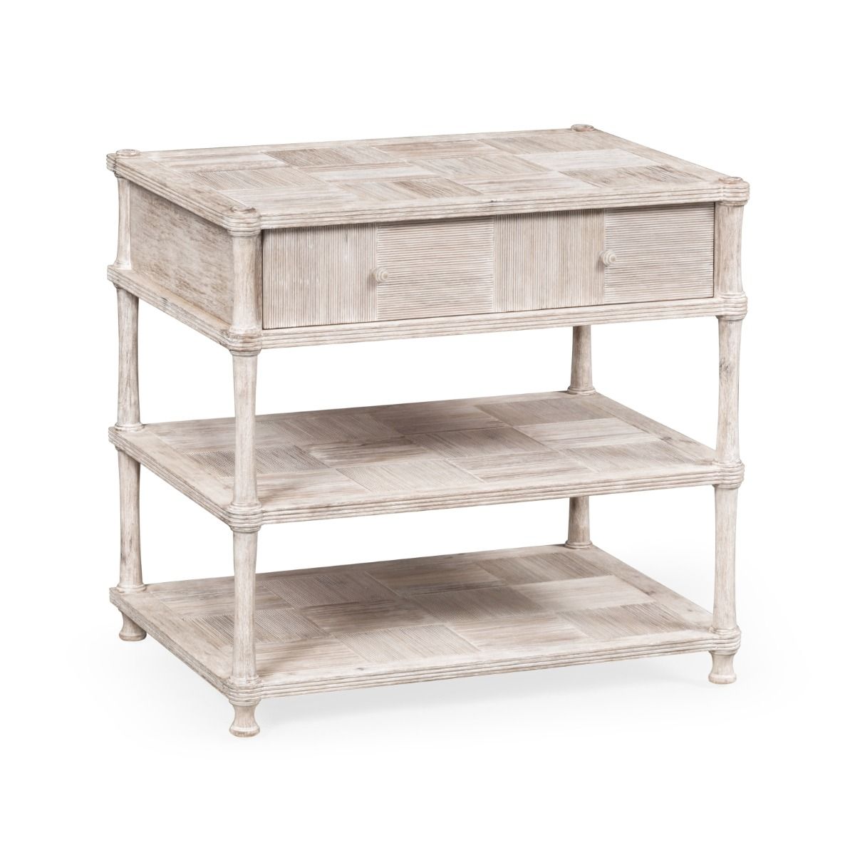 William Yeoward Bywater Side Table Drawer Washed Acacia luxury interiors - EB London product image 1