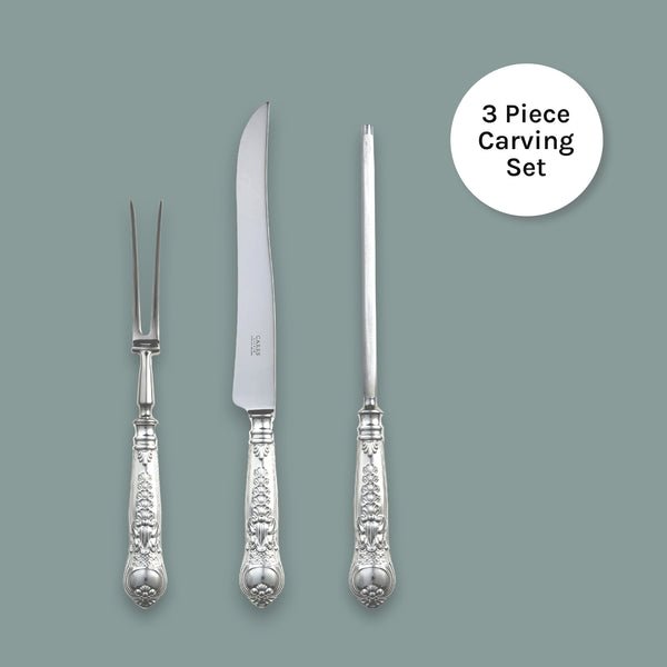 Coburg Carving Set - Carrs Silver - EB London