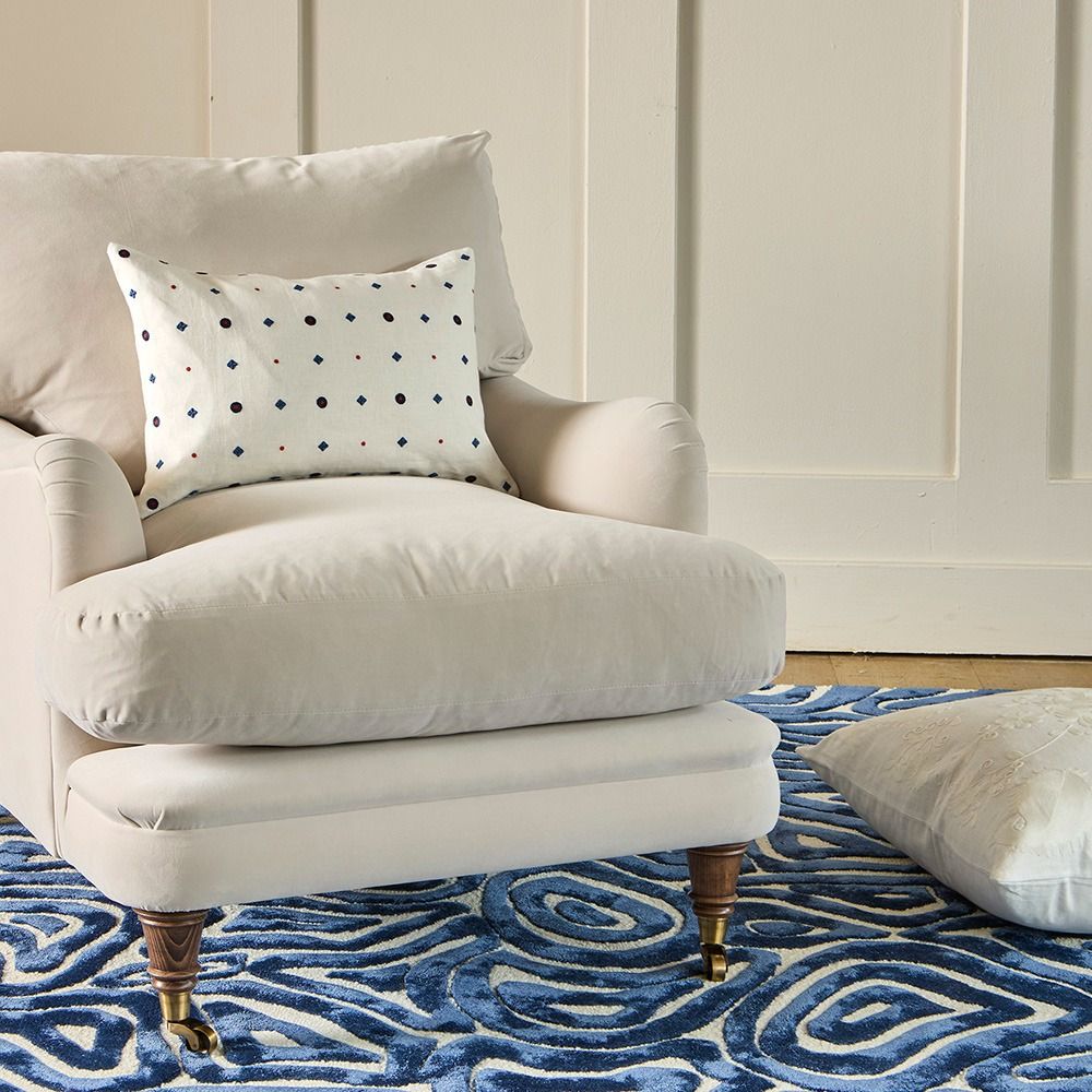 William Yeoward - Coralia Indigo 250x350 cm | EB London