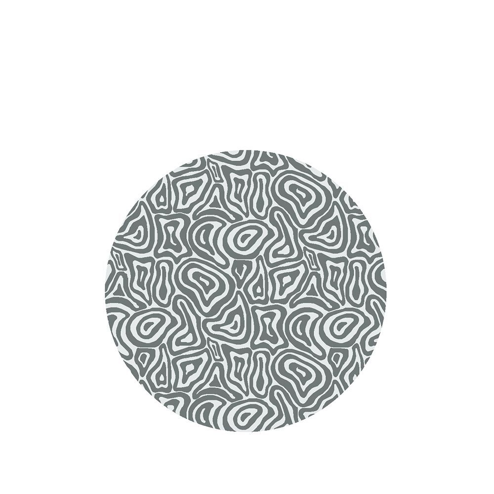 William Yeoward Coralia - Silver 200cm Circular Rug luxury rug - EB London product image 1
