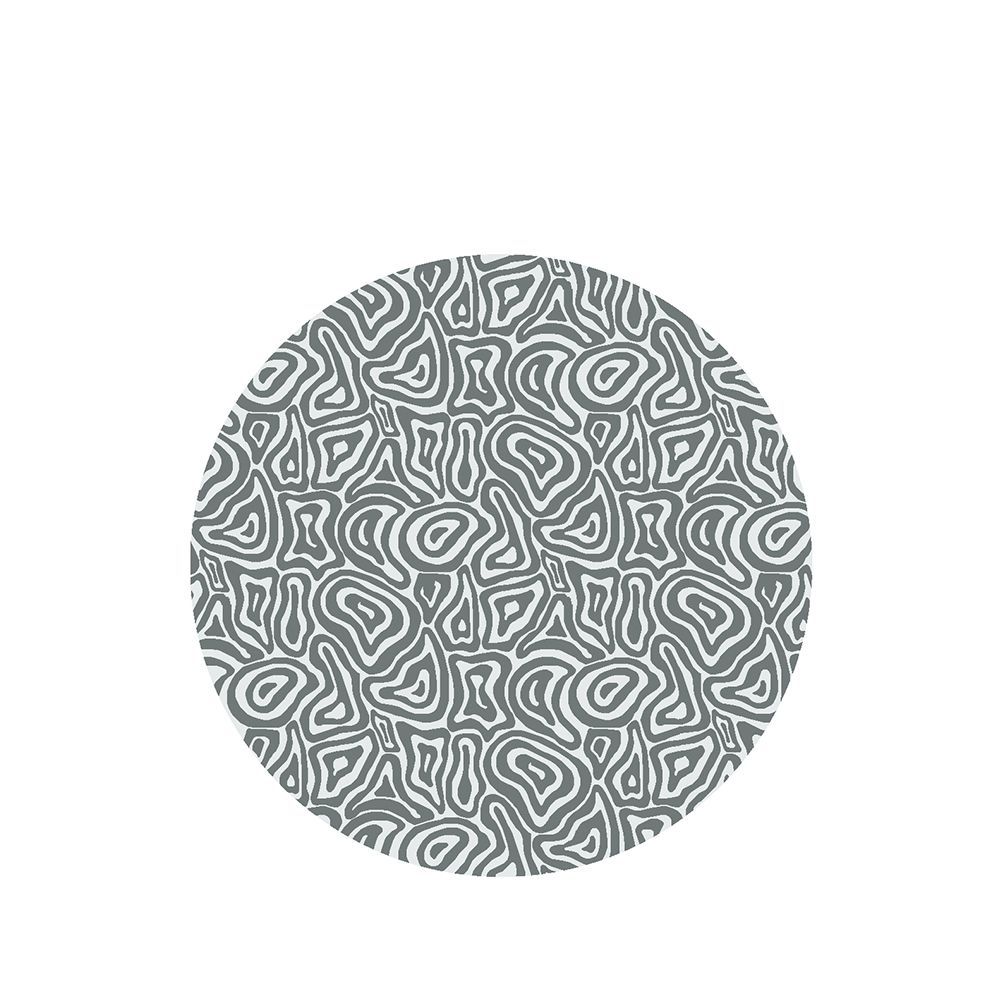 William Yeoward Coralia - Silver 250cm Circular Rug luxury rug - EB London product image 1